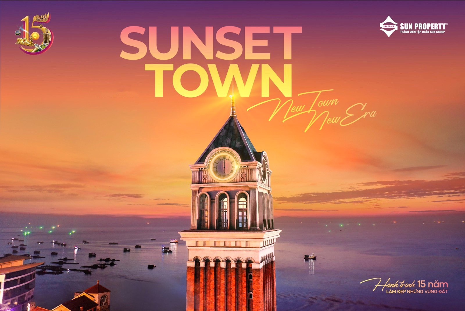 Thị trấn Hoàng Hôn - Sunset Town thổi bùng sức sống hình ảnh mới tại Nam Phú Quốc